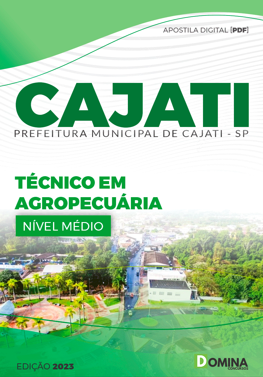 Apostila Pref Cajati SP 2023 Técnico em Agropecuária
