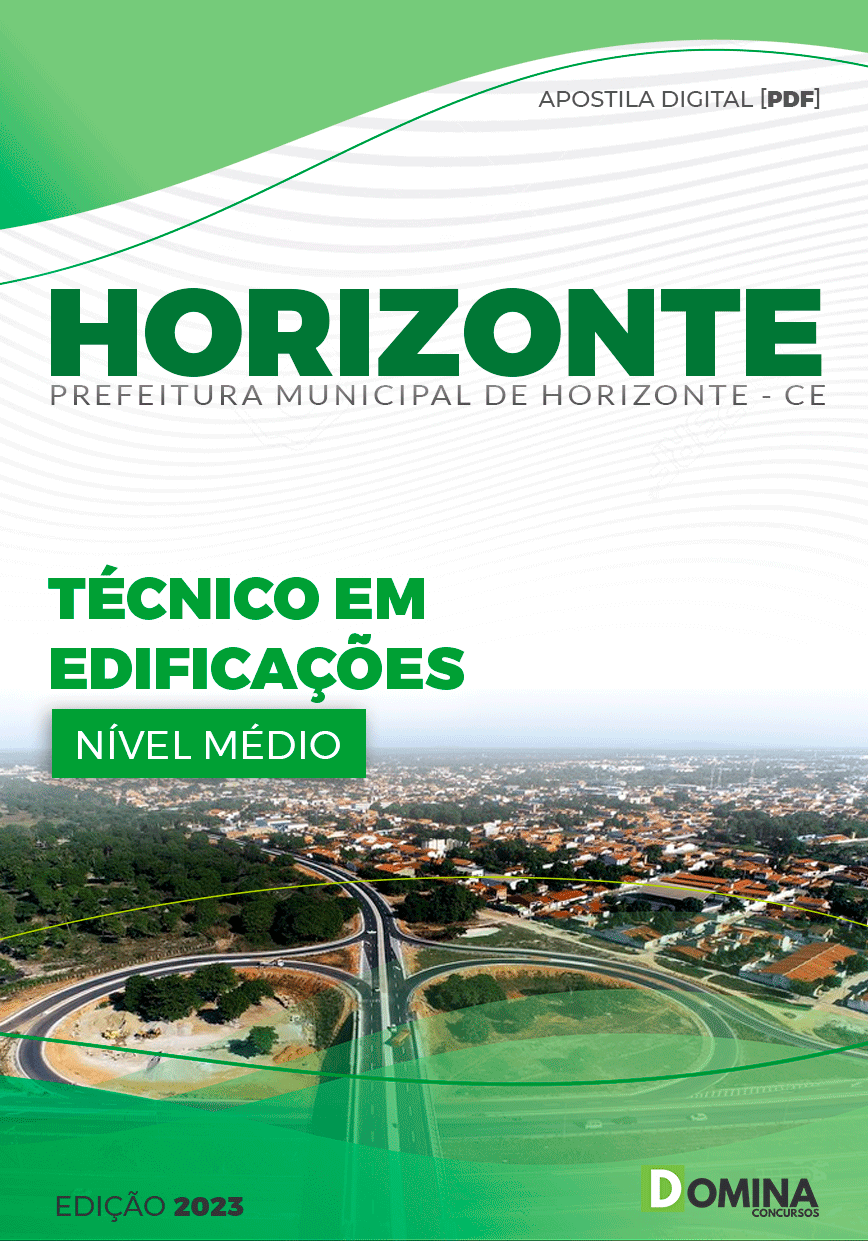 Apostila Pref Horizonte CE 2023 Técnico Edificações