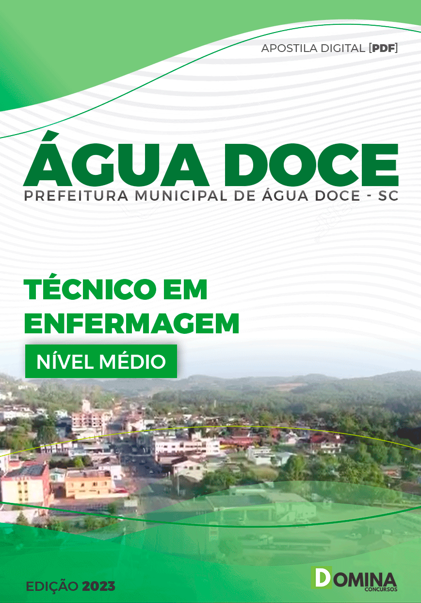 Apostila Pref Água Doce SC 2023 Técnico Enfermagem