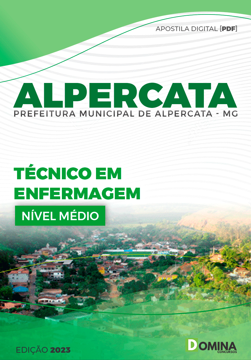 Apostila Pref Alpercata MG 2023 Técnico Enfermagem