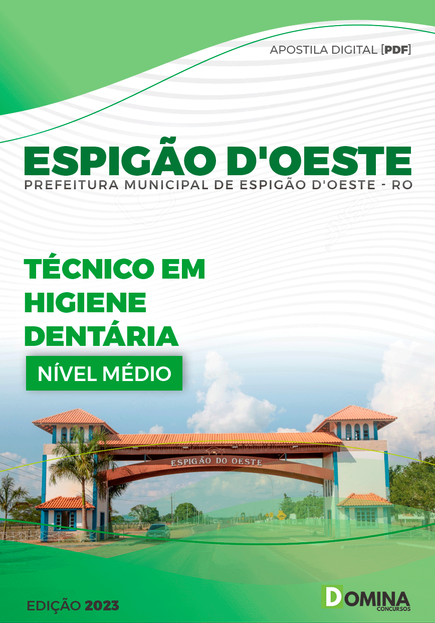 Apostila Pref Espigão D’oeste RO 2023 Técnico Higiene Dentário
