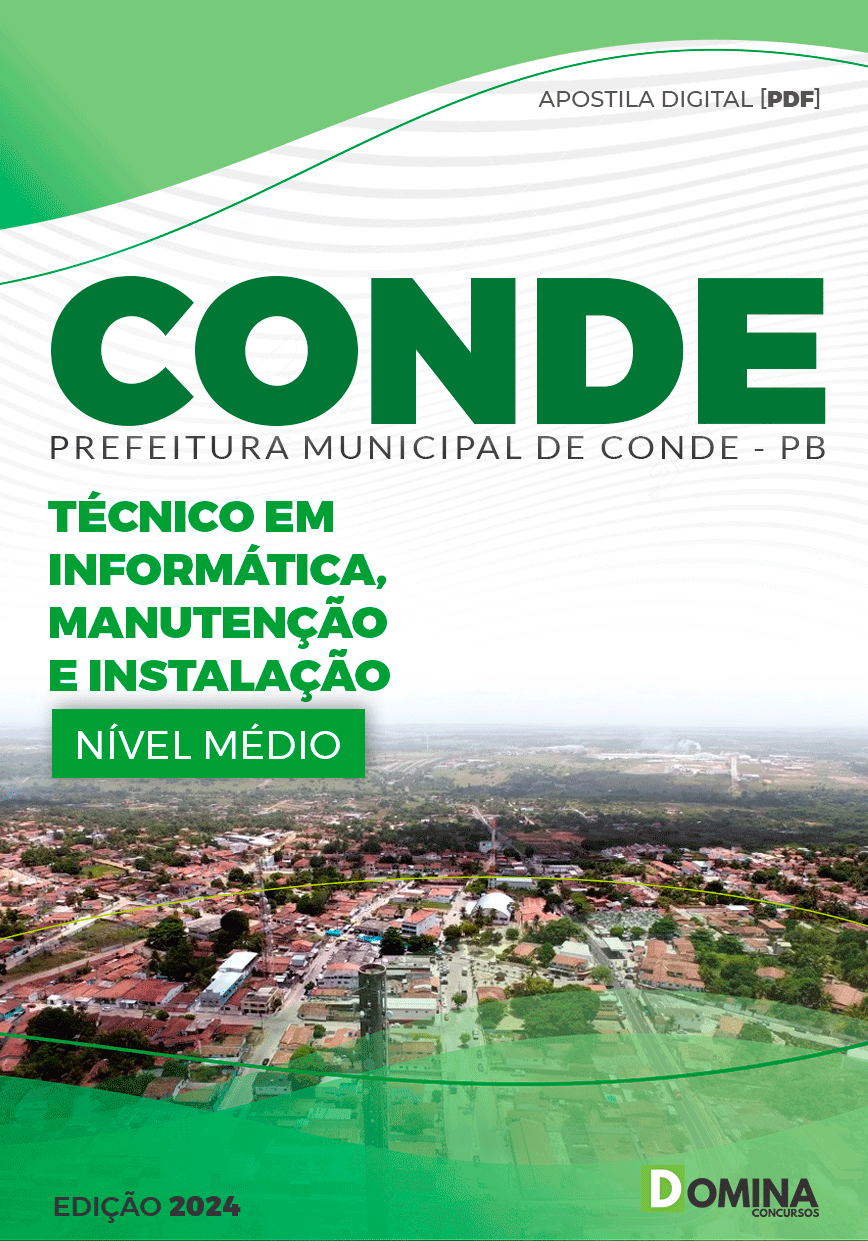 Apostila Concurso Pref Conde PB 2024 Técnico Informática