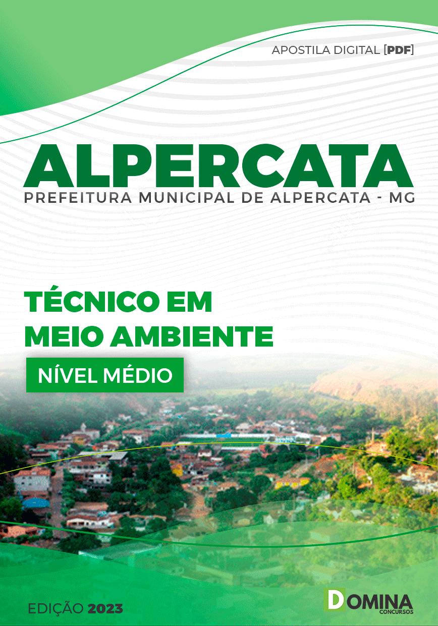Apostila Pref Alpercata MG 2023 Técnico Meio Ambiente
