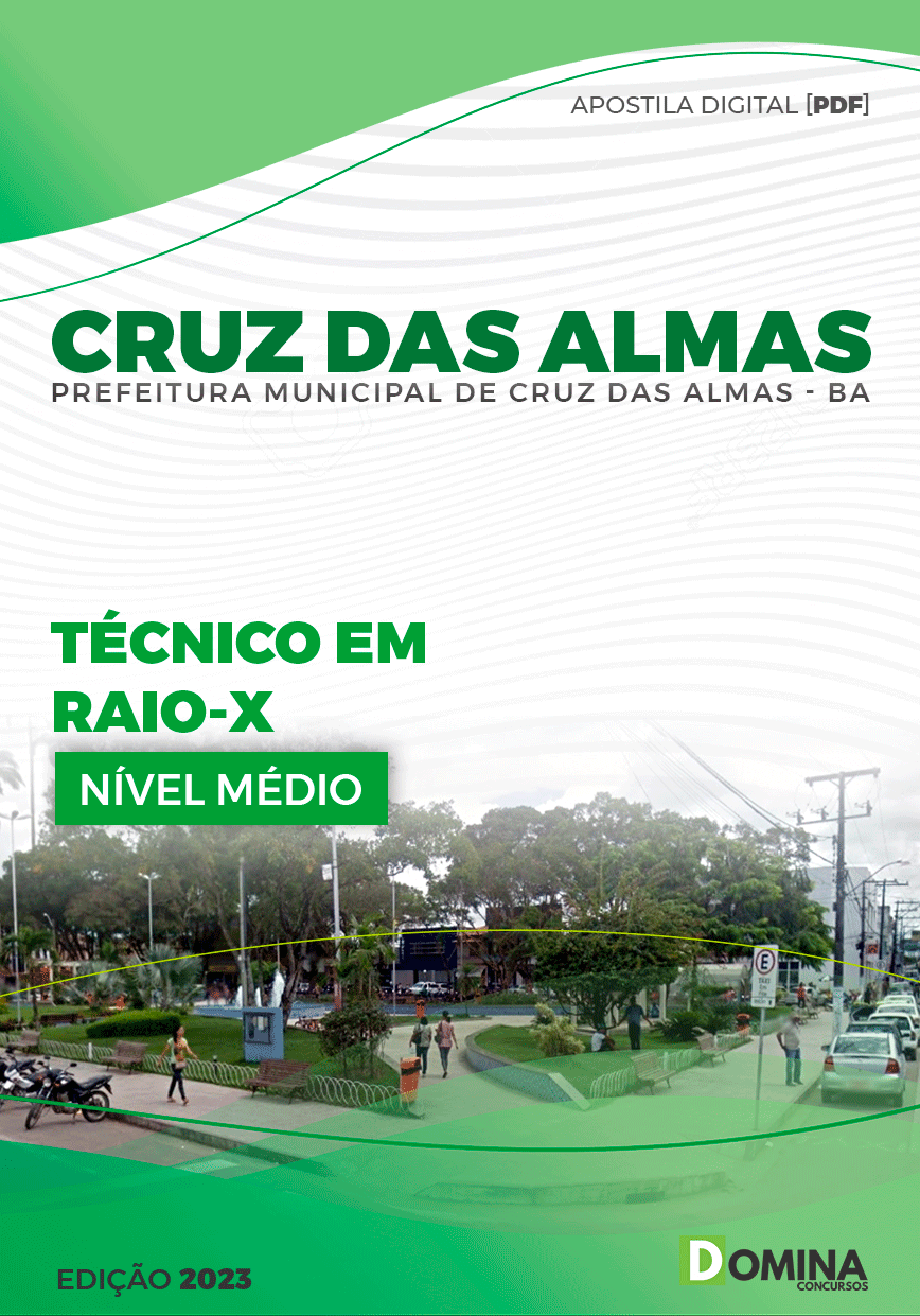 Apostila Pref Cruz das Almas BA 2023 Técnico em Raio X