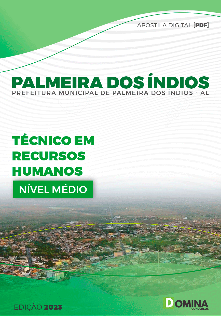 Apostila Pref Palmeira dos Índios AL 2023 Técnico Recursos Humanos