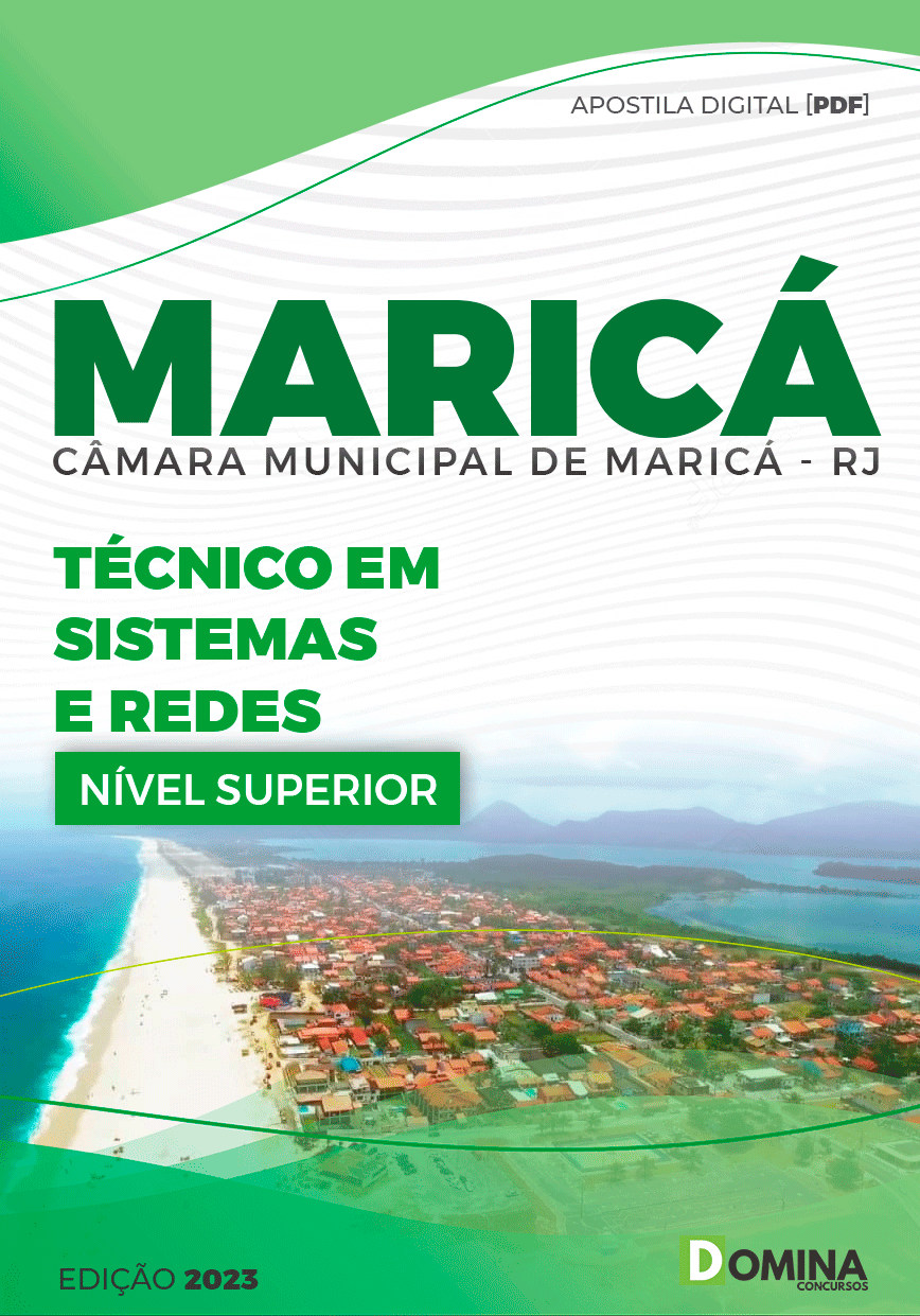 Apostila Câmara Maricá RJ 2023 Técnico em Sistemas e Redes