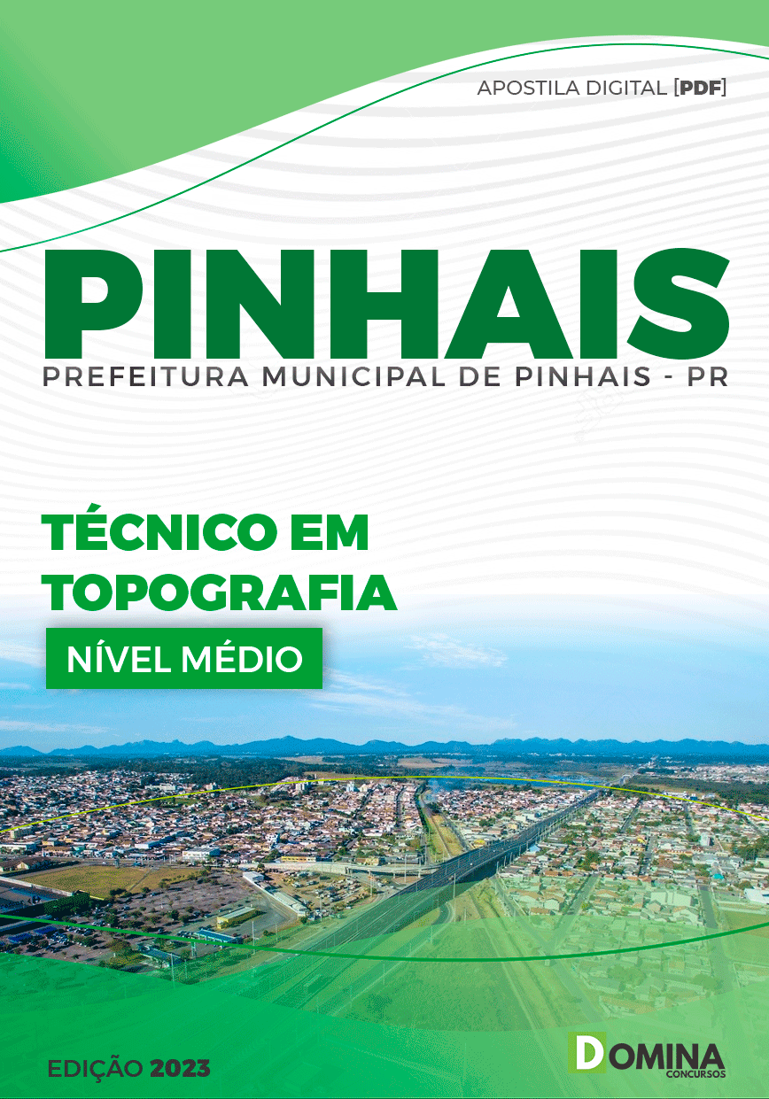 Apostila Pref Pinhais PR 2023 Técnico em Topografia