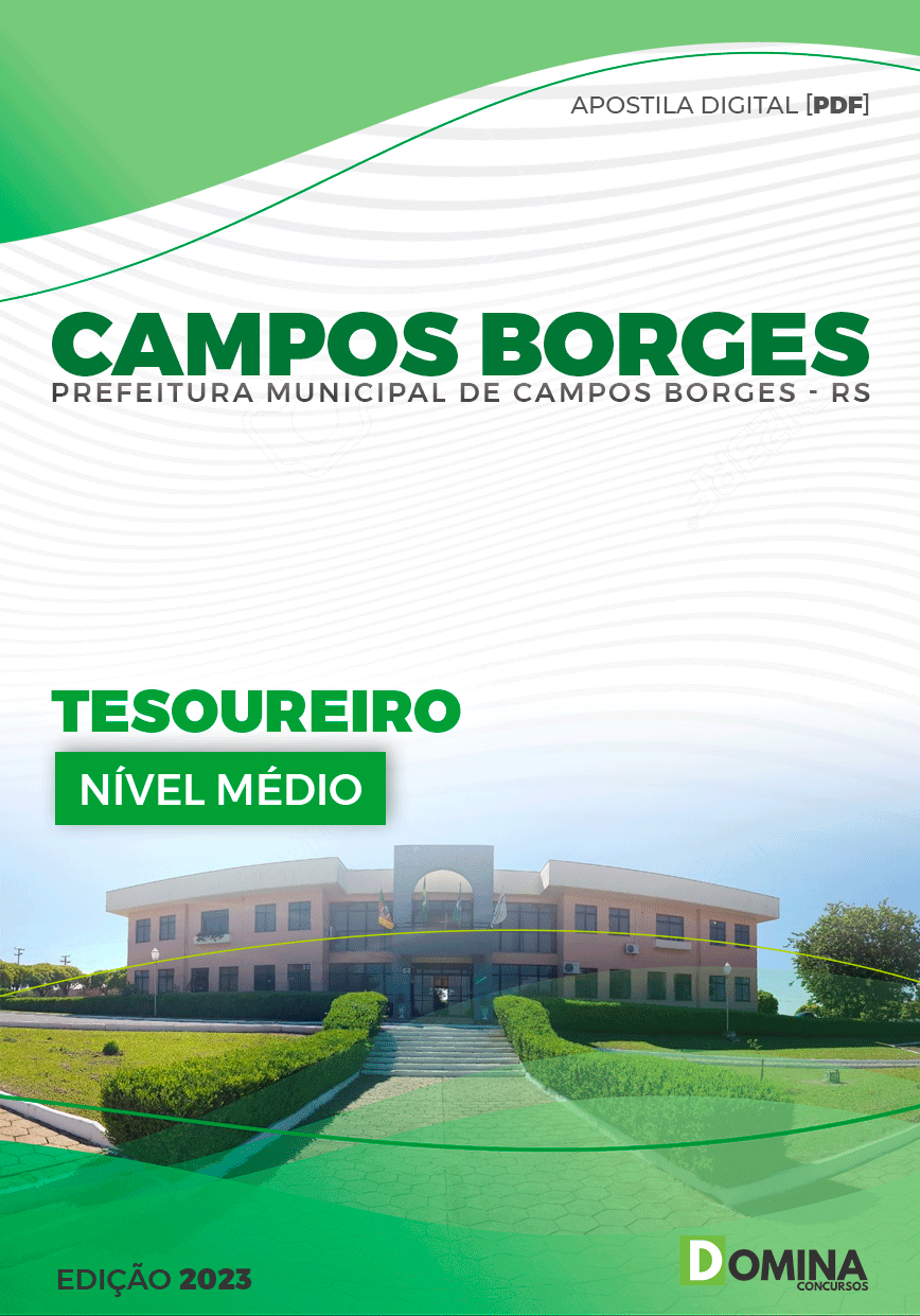 Apostila Pref Campos Borges RS 2023 Tesoureiro