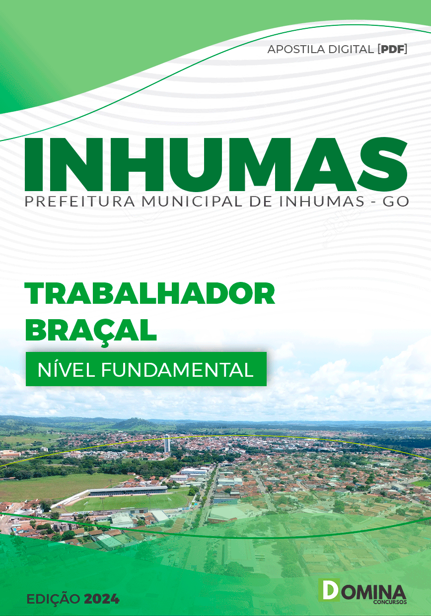 Apostila Pref Inhumas GO 2024 Trabalhador Braçal