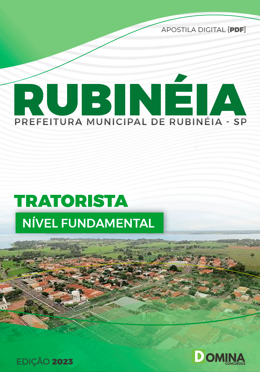 Apostila Concurso Pref Rubinéia SP 2023 Tratorista