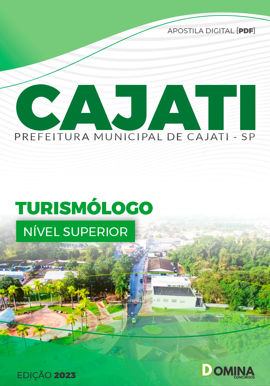 Apostila Pref Cajati SP 2023 Turismólogo