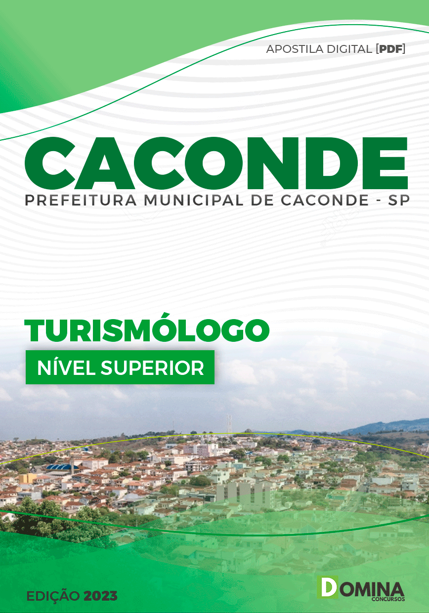 Apostila Concurso Pref Caconde SP 2023 Turismólogo