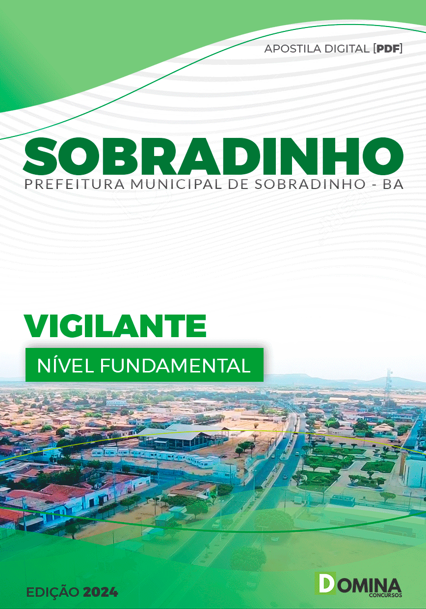 Apostila Pref Sobradinho BA 2023 Vigilante