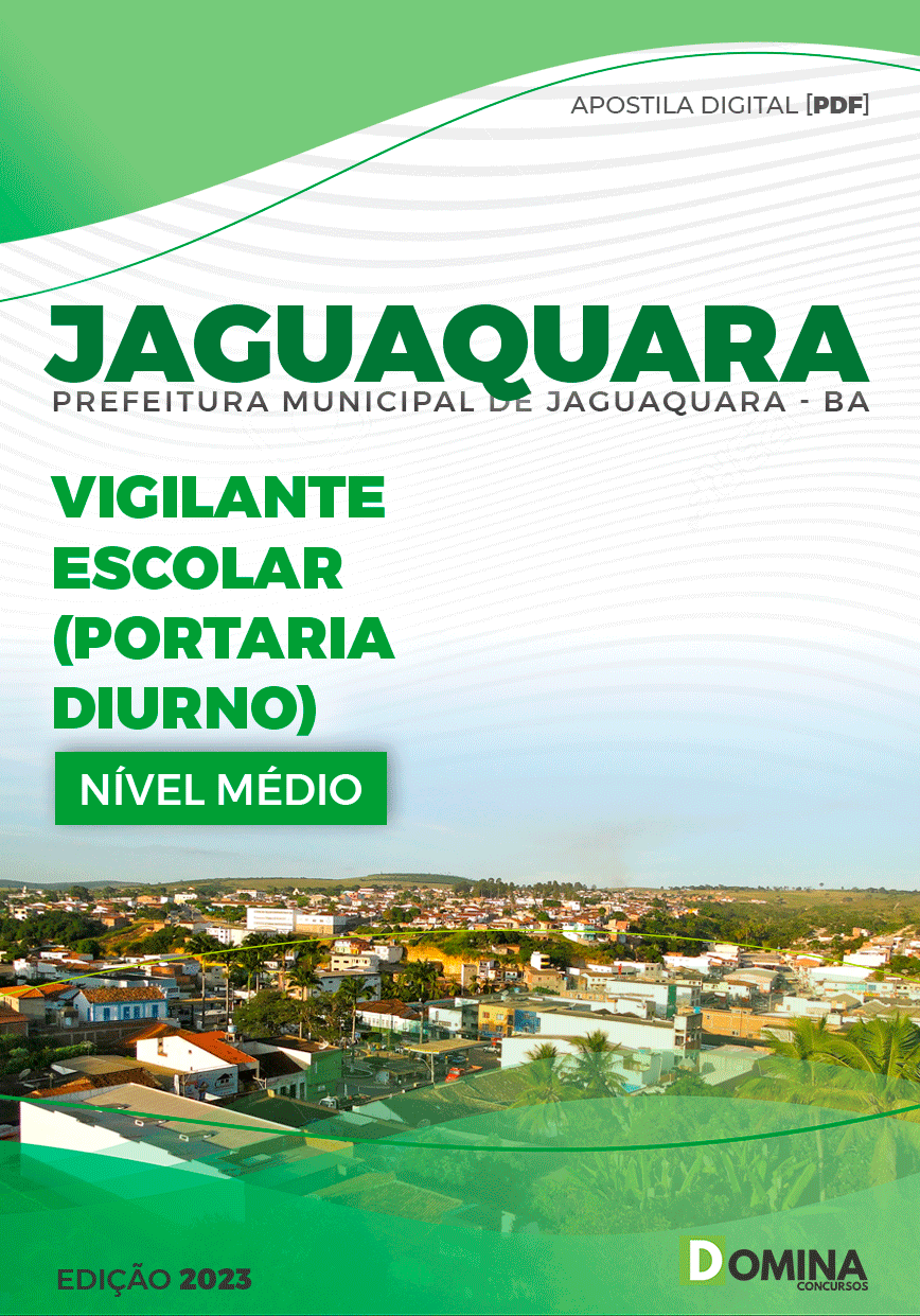 Apostila Pref Jaguaquara BA 2023 Vigilante Escolar Portaria
