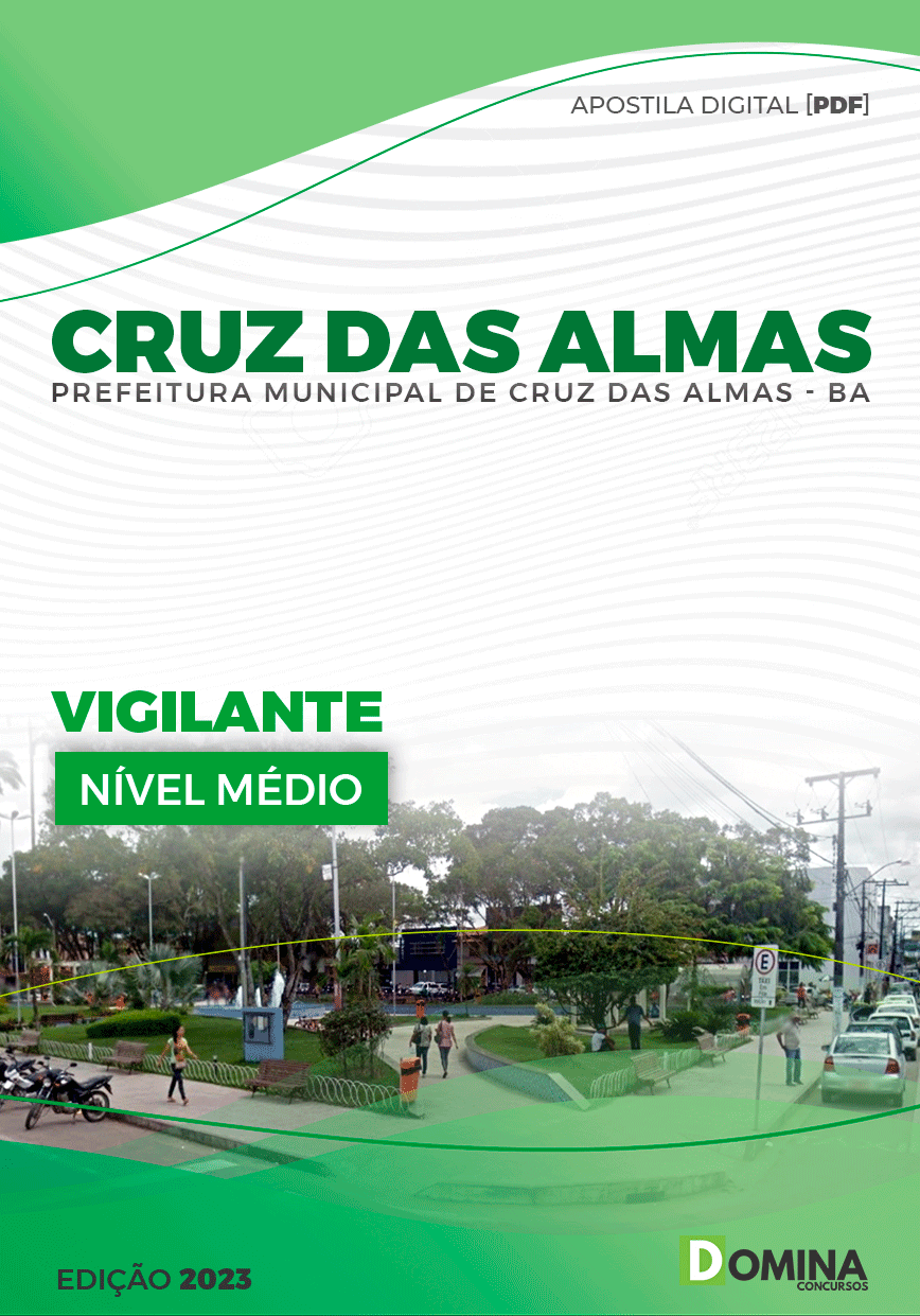 Apostila Pref Cruz das Almas BA 2023 Vigilante