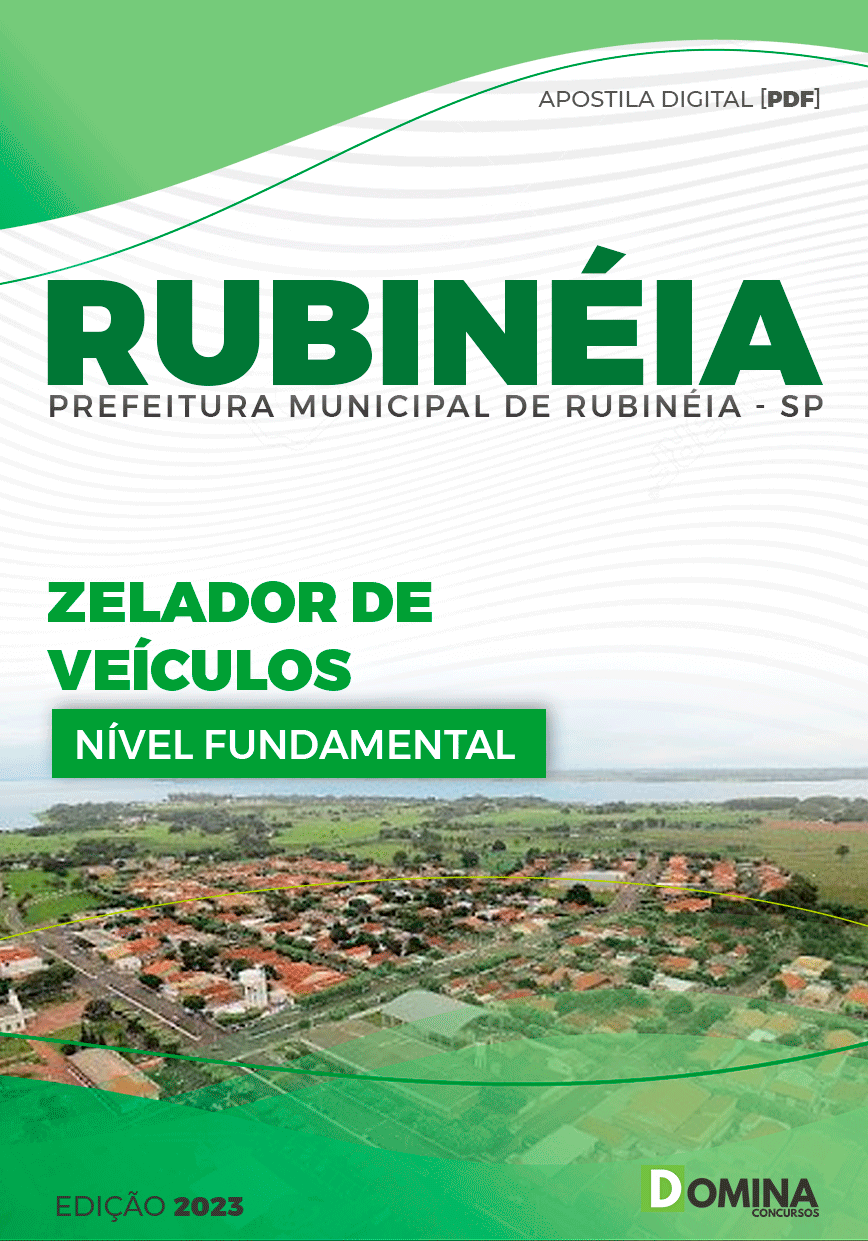 Apostila Concurso Pref Rubinéia SP 2023 Zelador Veículo