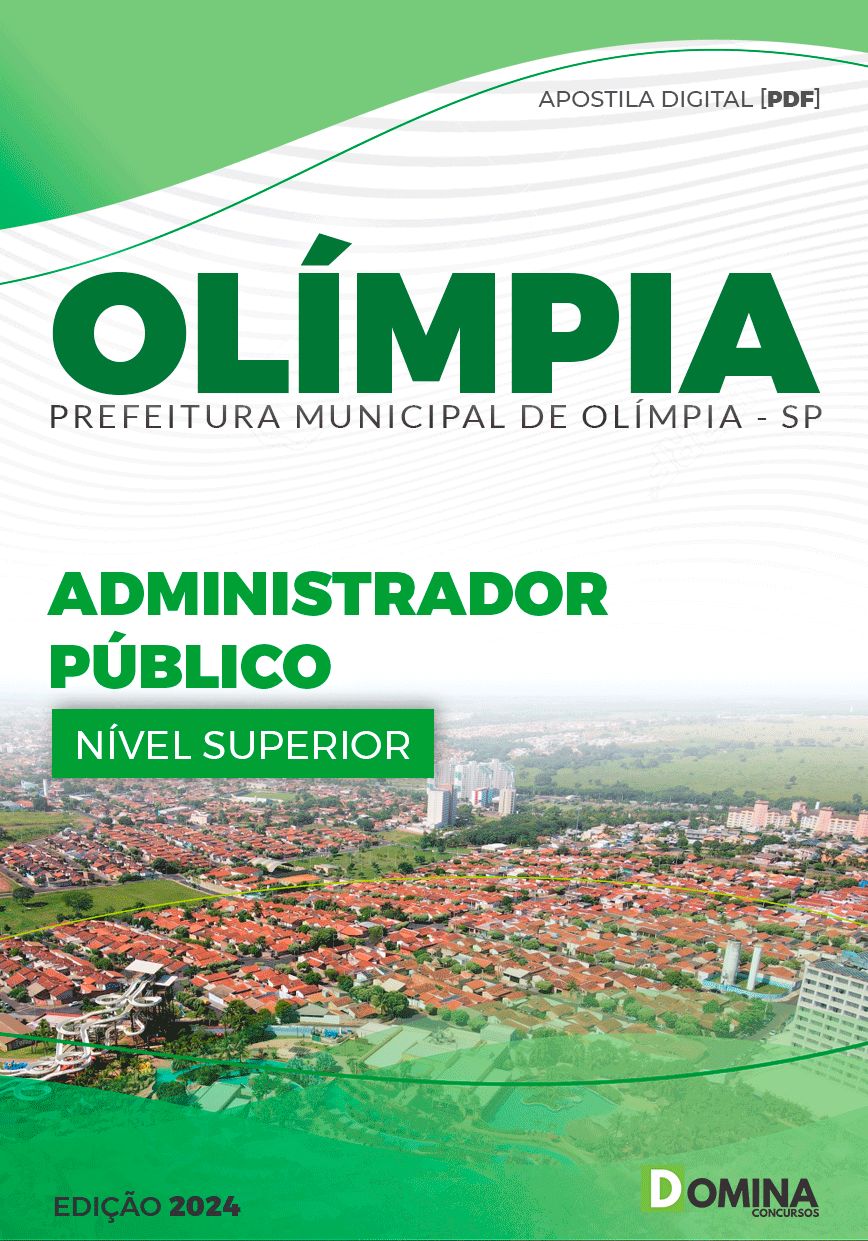 Apostila Pref Olímpia SP 2024 Administrador Público