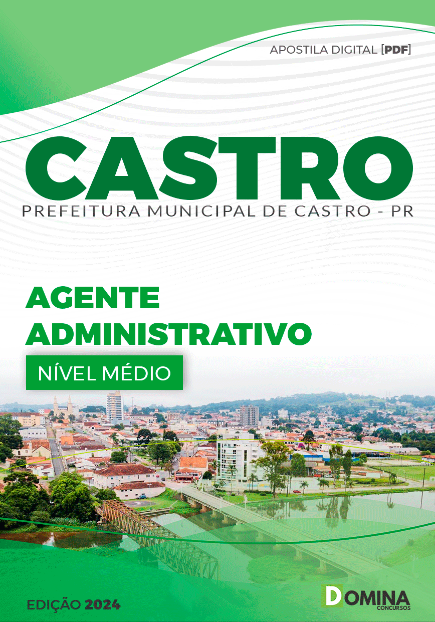 Apostila Pref Castro PR 2024 Agente Administrativo
