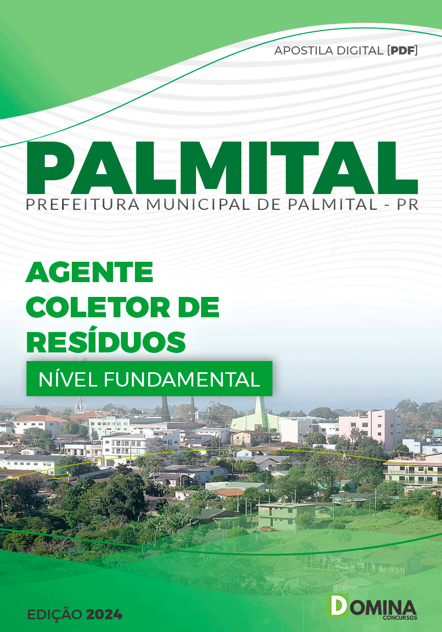 Apostila Pref Palmital PR 2024 Agente Coletor de Resíduos
