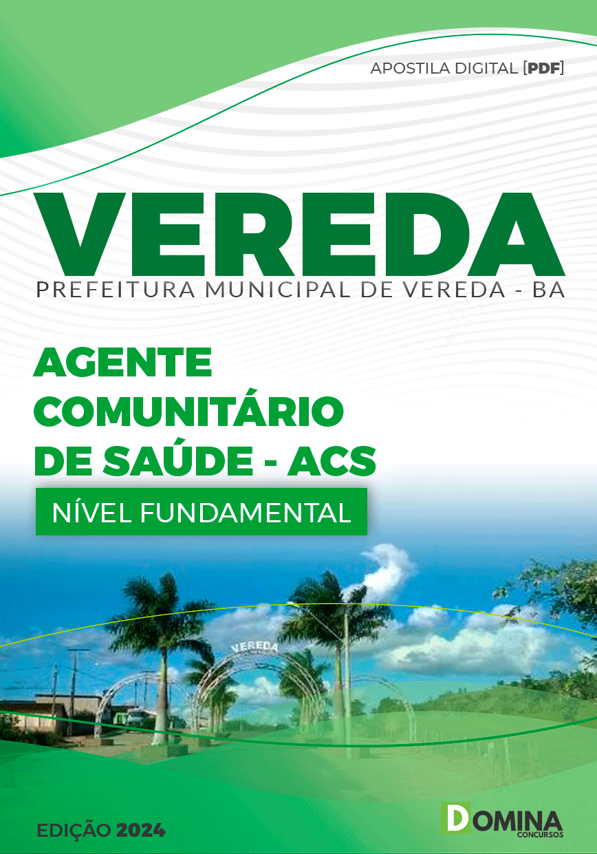 Apostila Concurso Pref Vereda BA 2024 Agente Comunitário Saúde