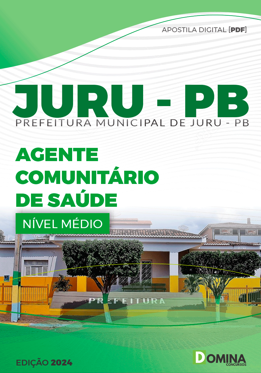 Apostila Concurso Pref Juru PB 2024 Agente Comunitário Saúde