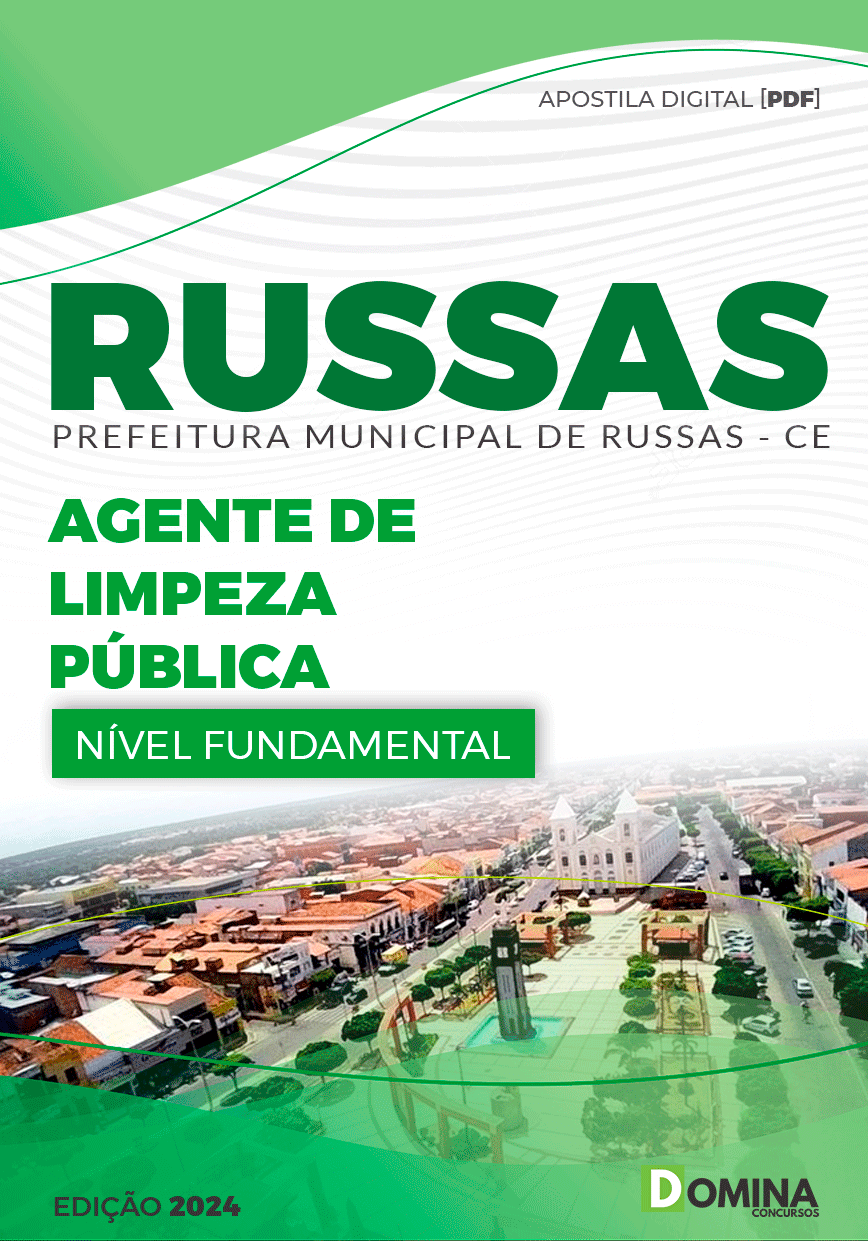 Concurso Público Pref Russas CE 2024 Agente Limpeza