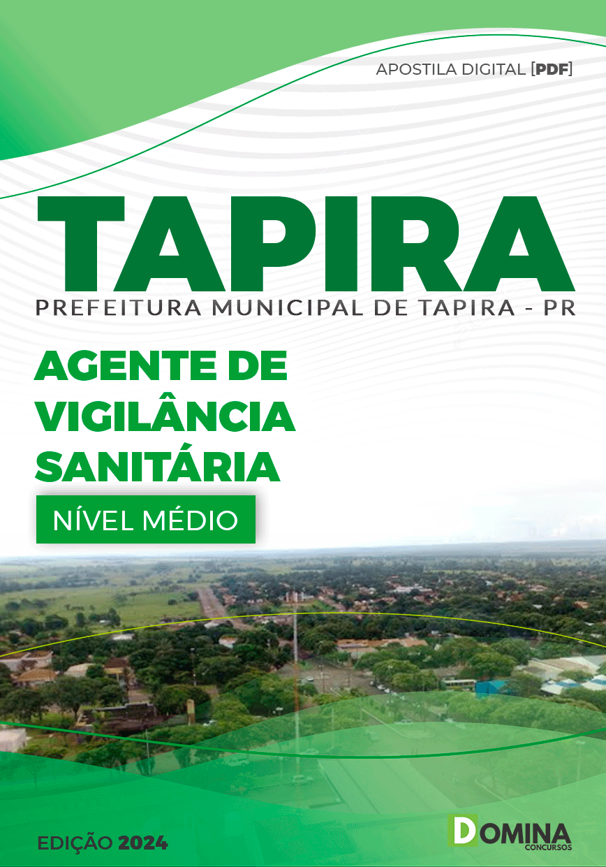 Apostila Concurso Pref Tapira PR 2024 Agente Vigilância Sanitária