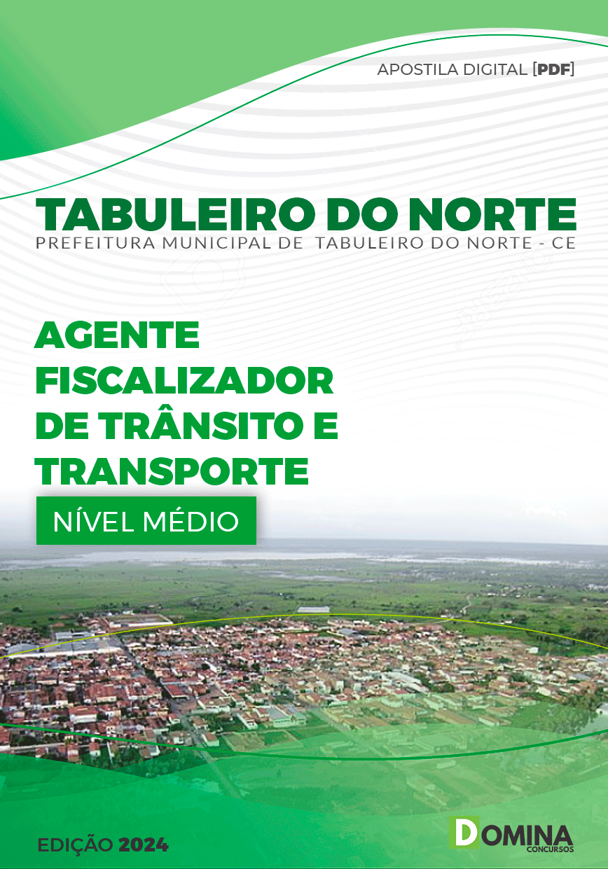 Apostila Pref Tabuleiro do Norte CE 2024 Agente Fiscalizador Trânsito