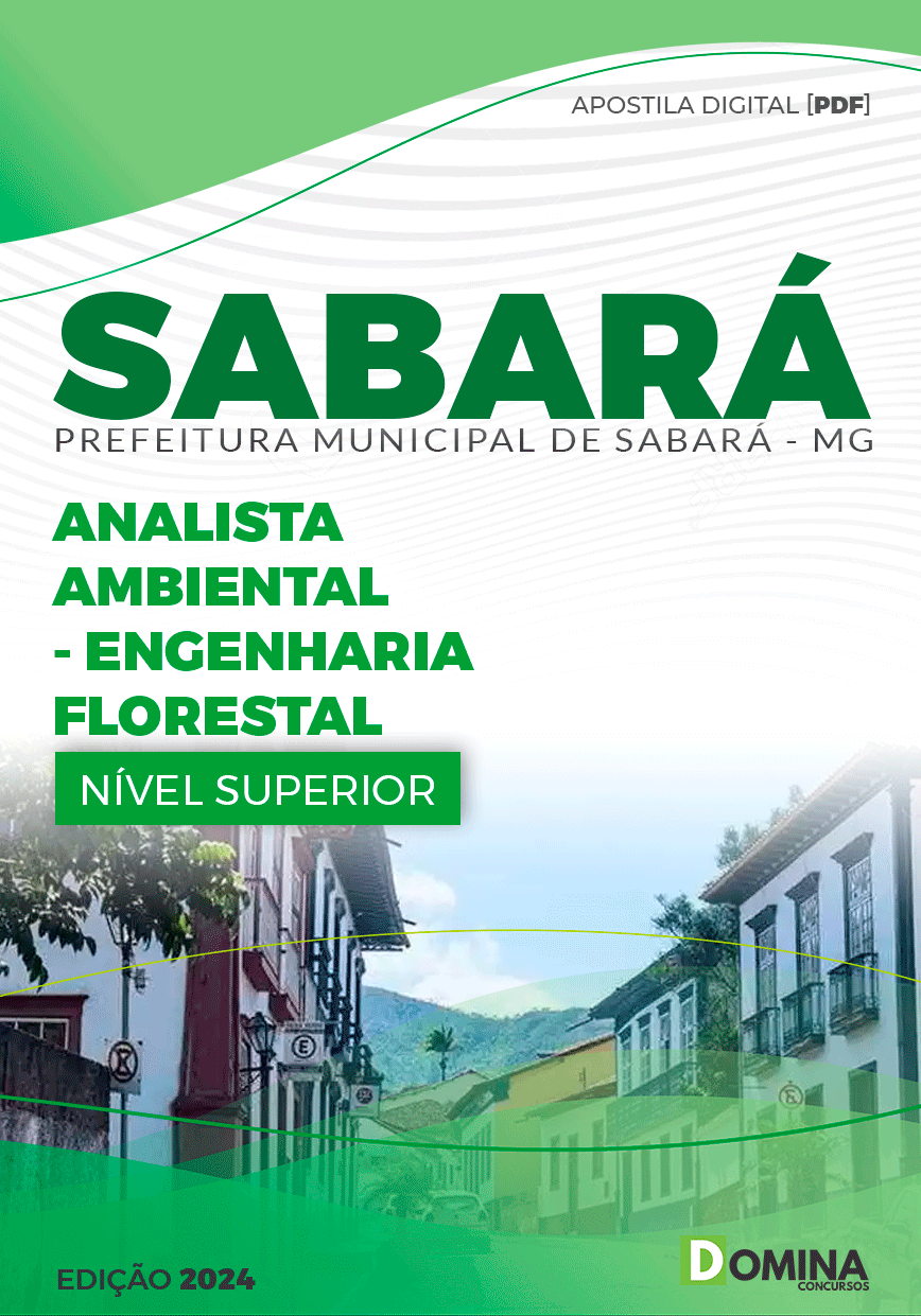 Apostila Pref Sabará MG 2024 Engenharia Florestal