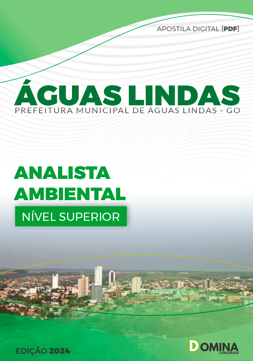 Apostila Pref Águas Lindas GO 2024 Analista Ambiental