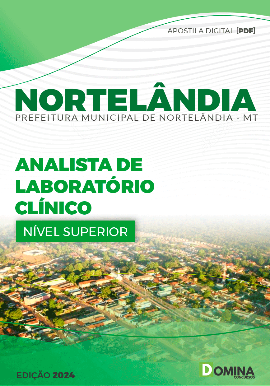 Apostila Pref Nortelândia MT 2024 Analista de Laboratório Clínico