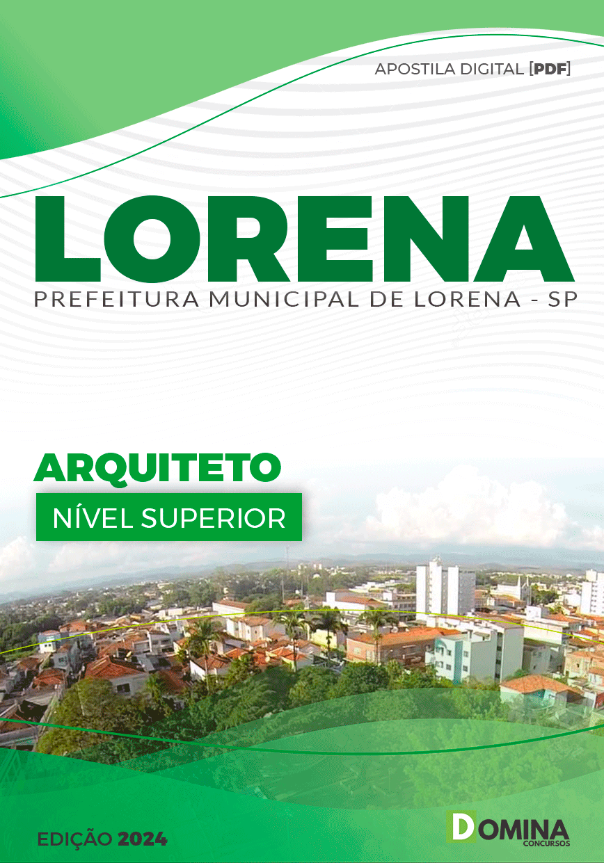 Apostila Pref Lorena SP 2024 Arquiteto