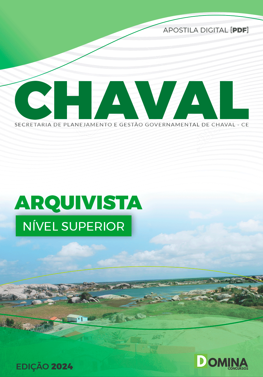 Apostila Concurso Pref Chaval CE 2024 Arquivista
