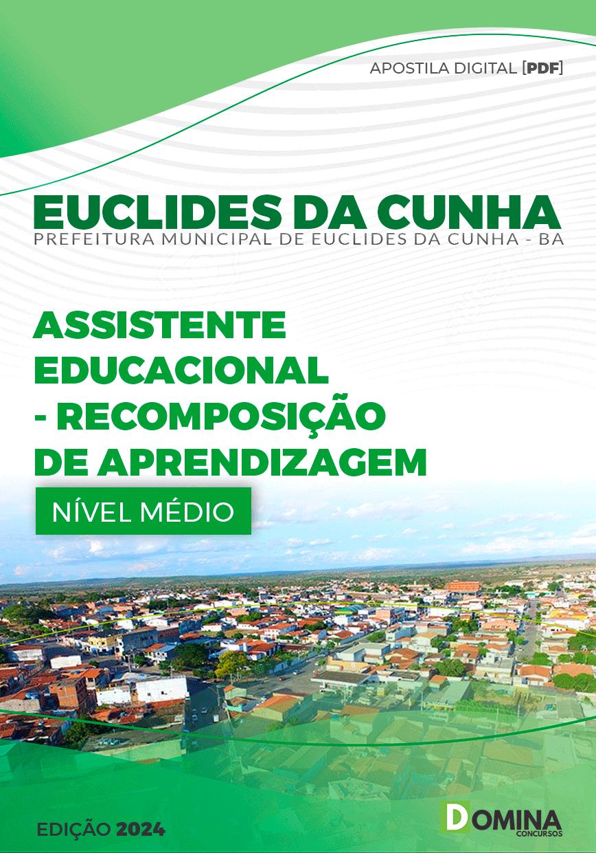 Pref Euclides da Cunha BA 2024 AE Recomposição Aprendizagem