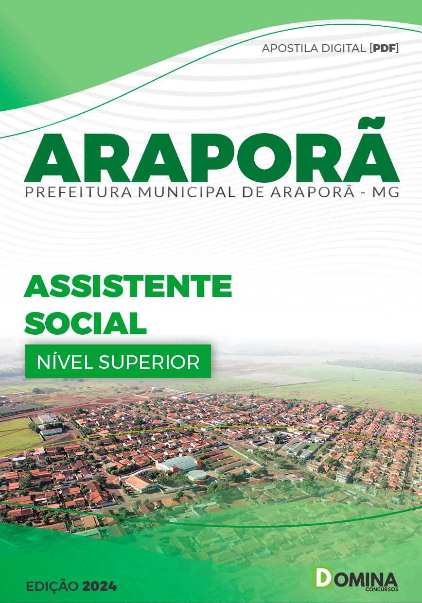 Apostila Pref Araporã MG 2024 Assistente Social