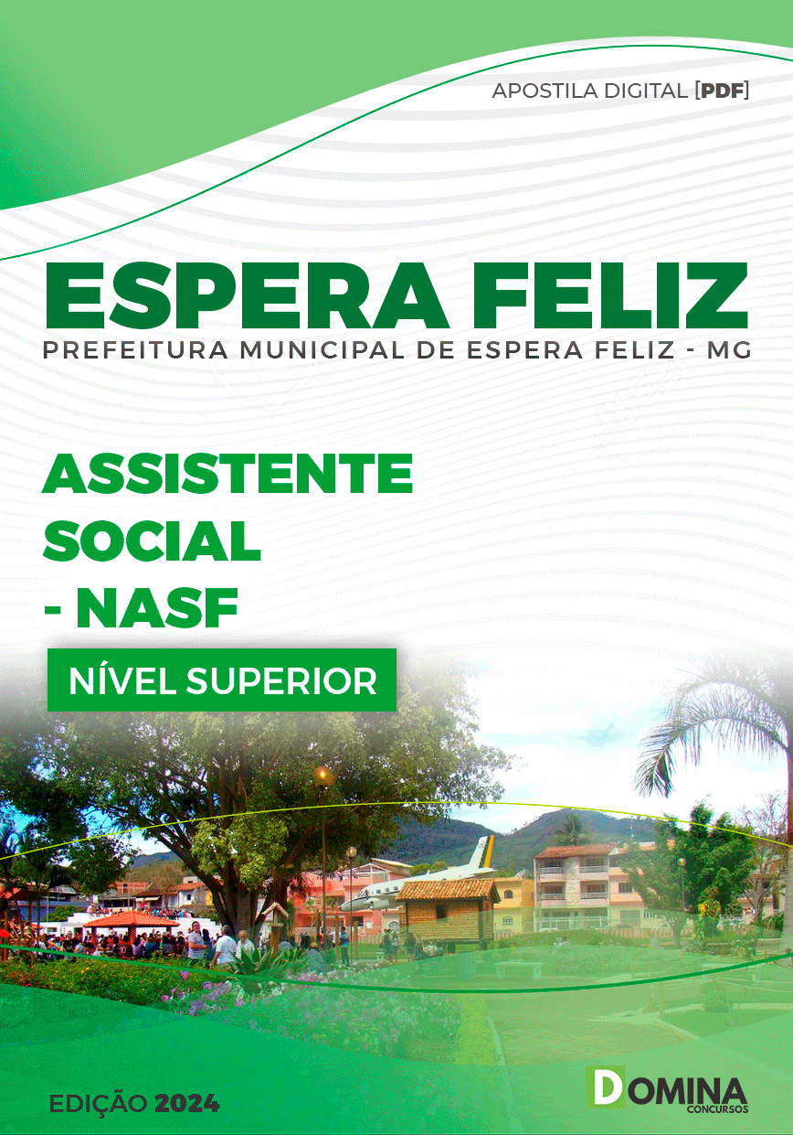 Apostila Pref Espera Feliz MG 2024 Assistente Social NASF