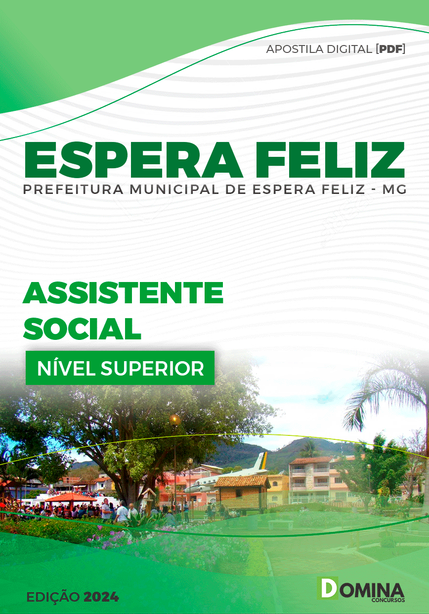 Apostila Pref Espera Feliz MG 2024 Assistente Social