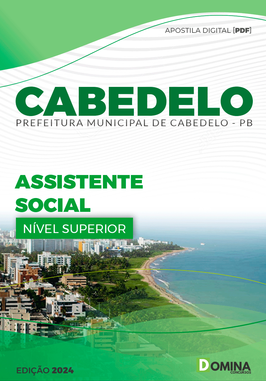 Apostila Pref Cabedelo PB 2024 Assistente Social