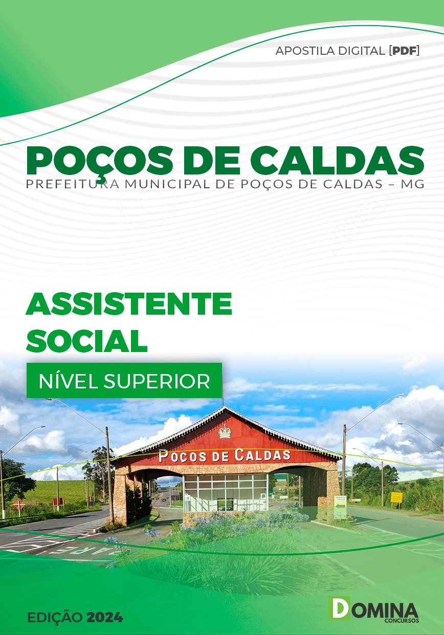 Apostila Pref Poços de Caldas MG 2024 Assistente Social