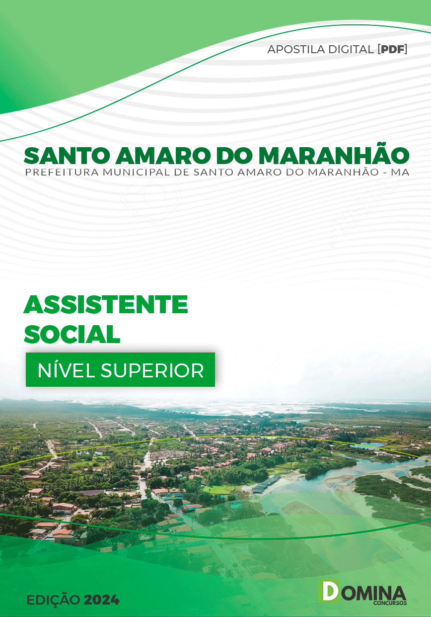 Apostila Pref Santo Amaro MA 2024 Assistente Social