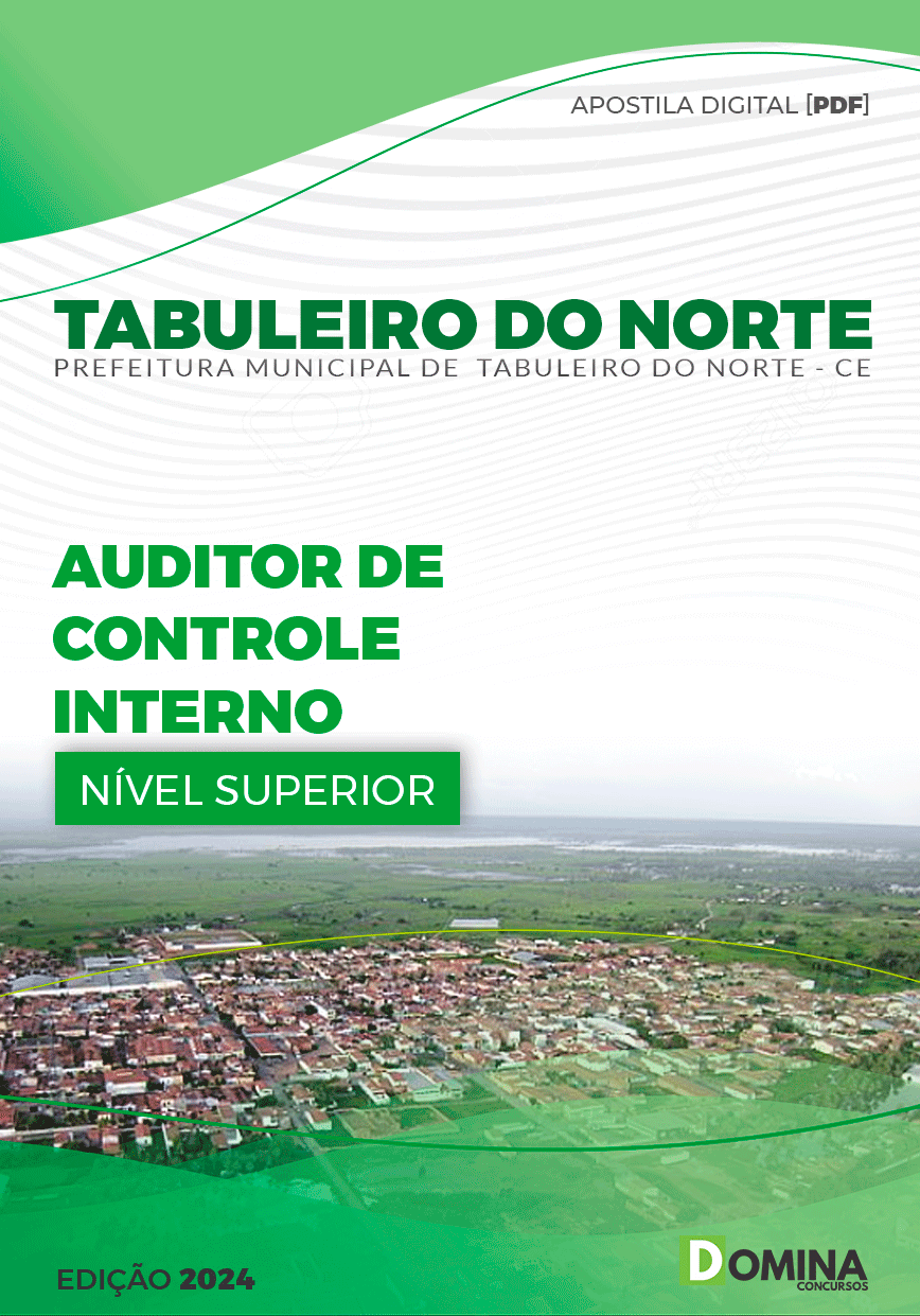 Apostila Pref Tabuleiro do Norte CE 2024 Auditor Controle Interno