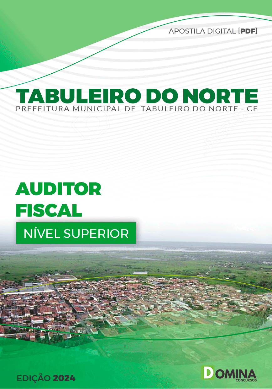 Apostila Pref Tabuleiro do Norte CE 2024 Auditor Fiscal