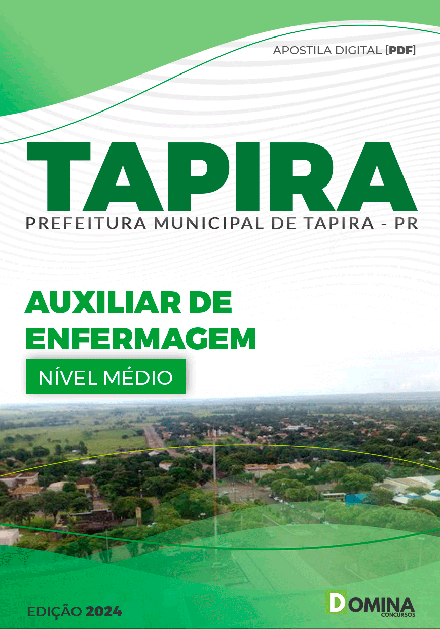 Apostila Concurso Pref Tapira PR 2024 Auxiliar Enfermagem