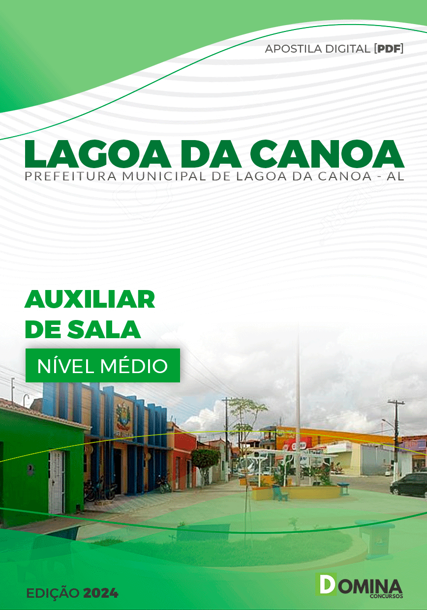 Apostila Pref Lagoa da Canoa AL 2024 Auxiliar Sala