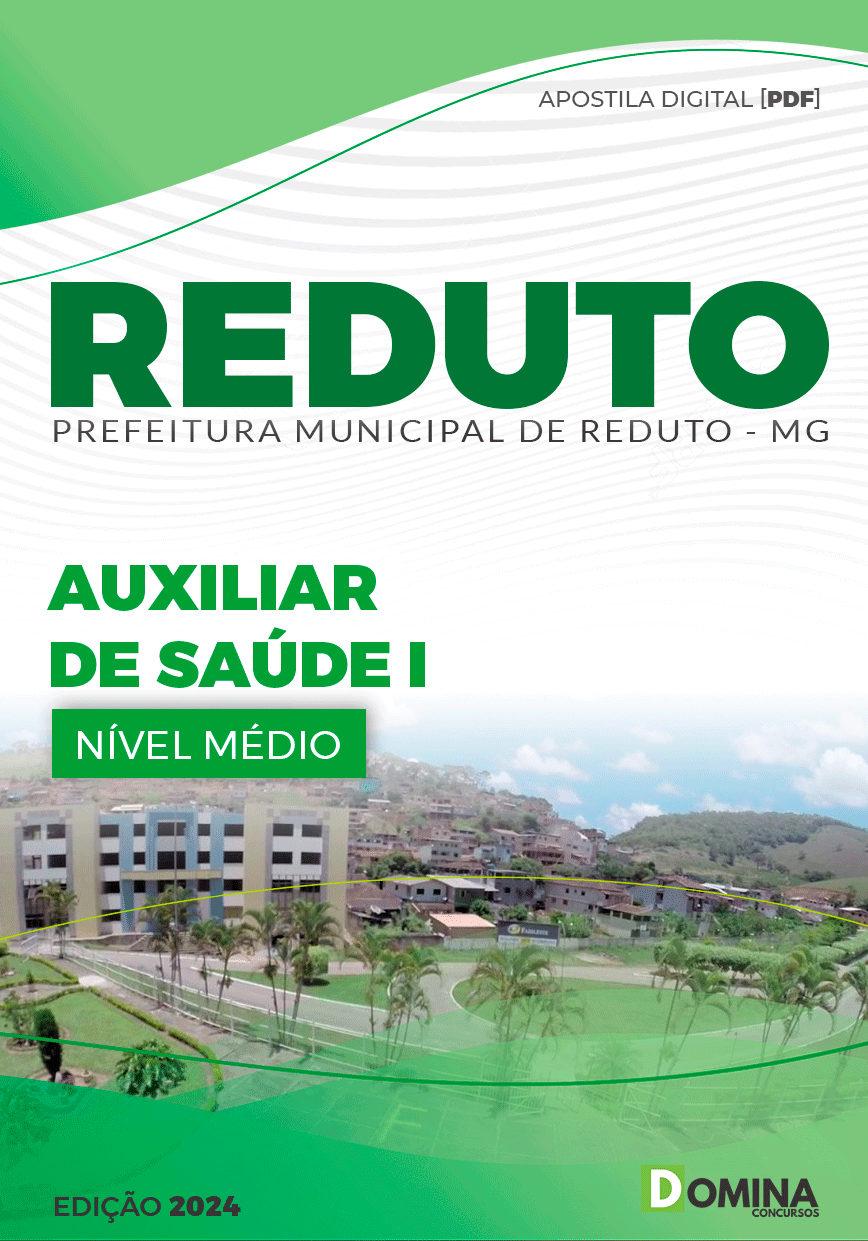 Apostila Pref Reduto MG 2024 Auxiliar Saúde I
