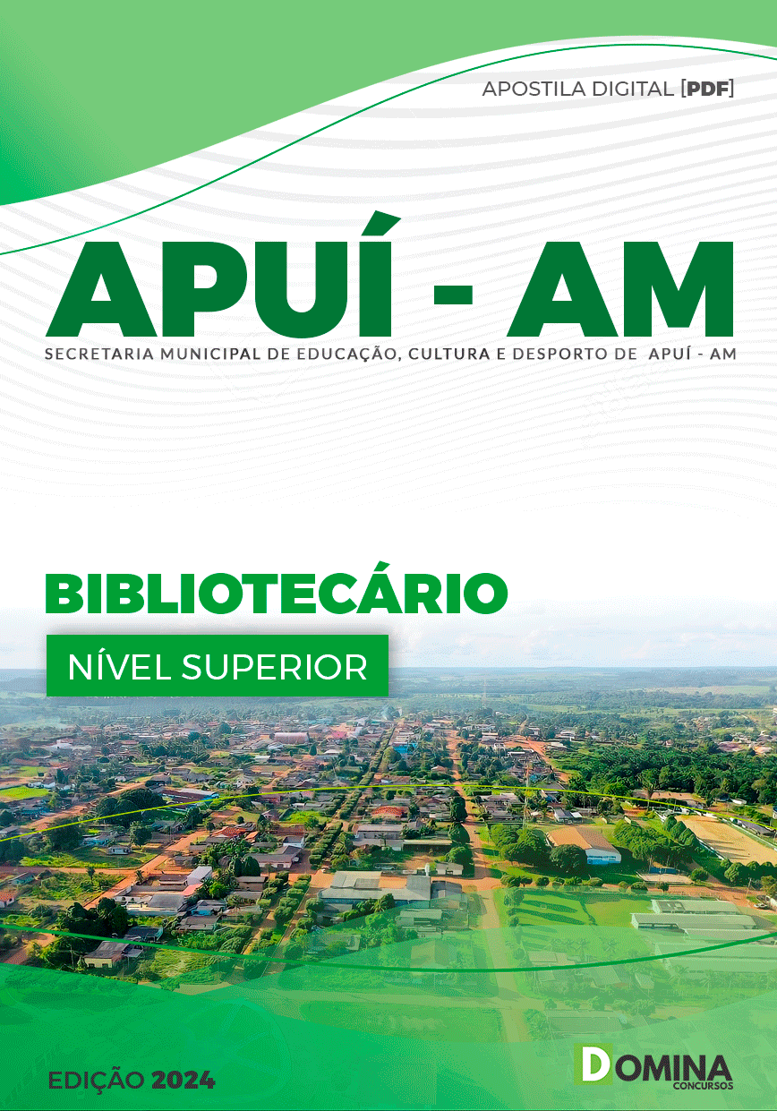 Apostila Concurso Pref Apuí AM 2024 Bibliotecário