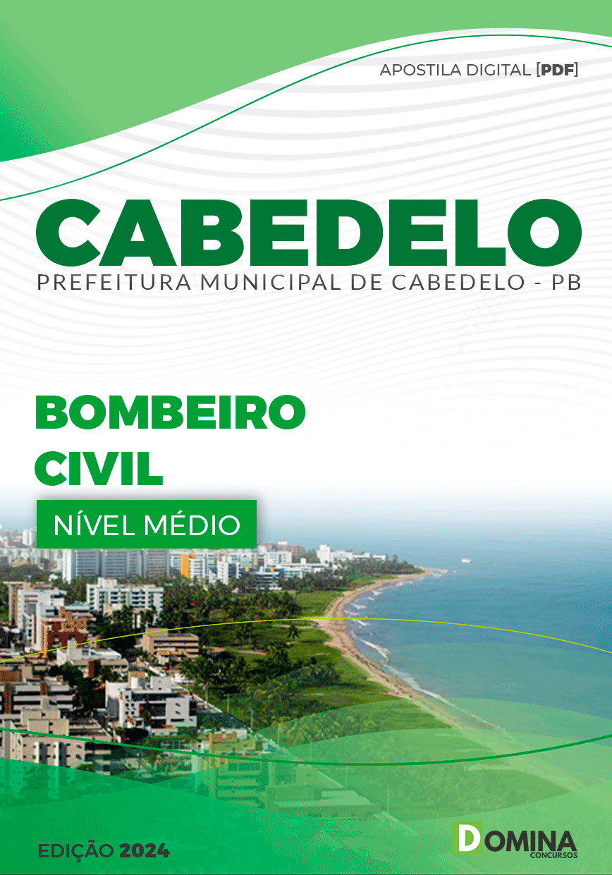 Apostila Pref Cabedelo PB 2024 Bombeiro Civil