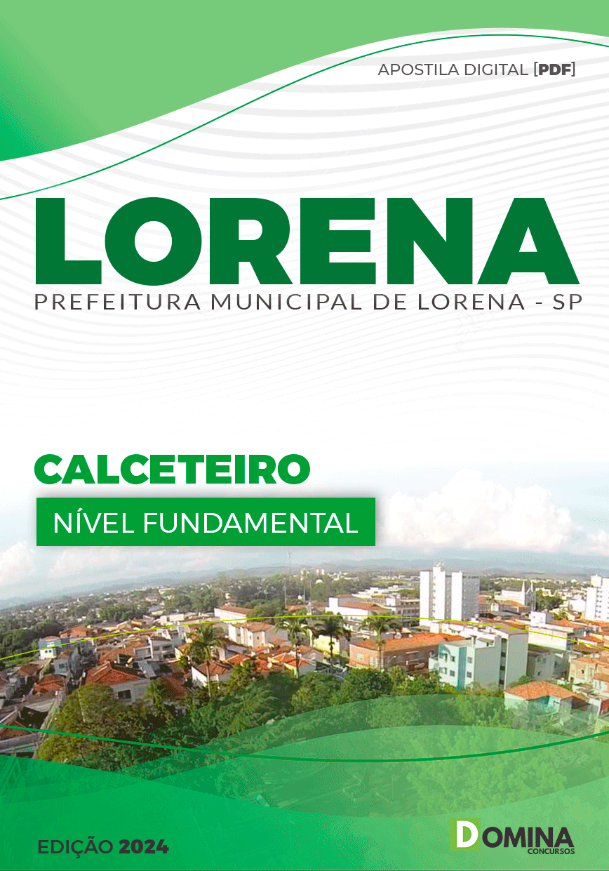 Apostila Pref Lorena SP 2024 Calceteiro