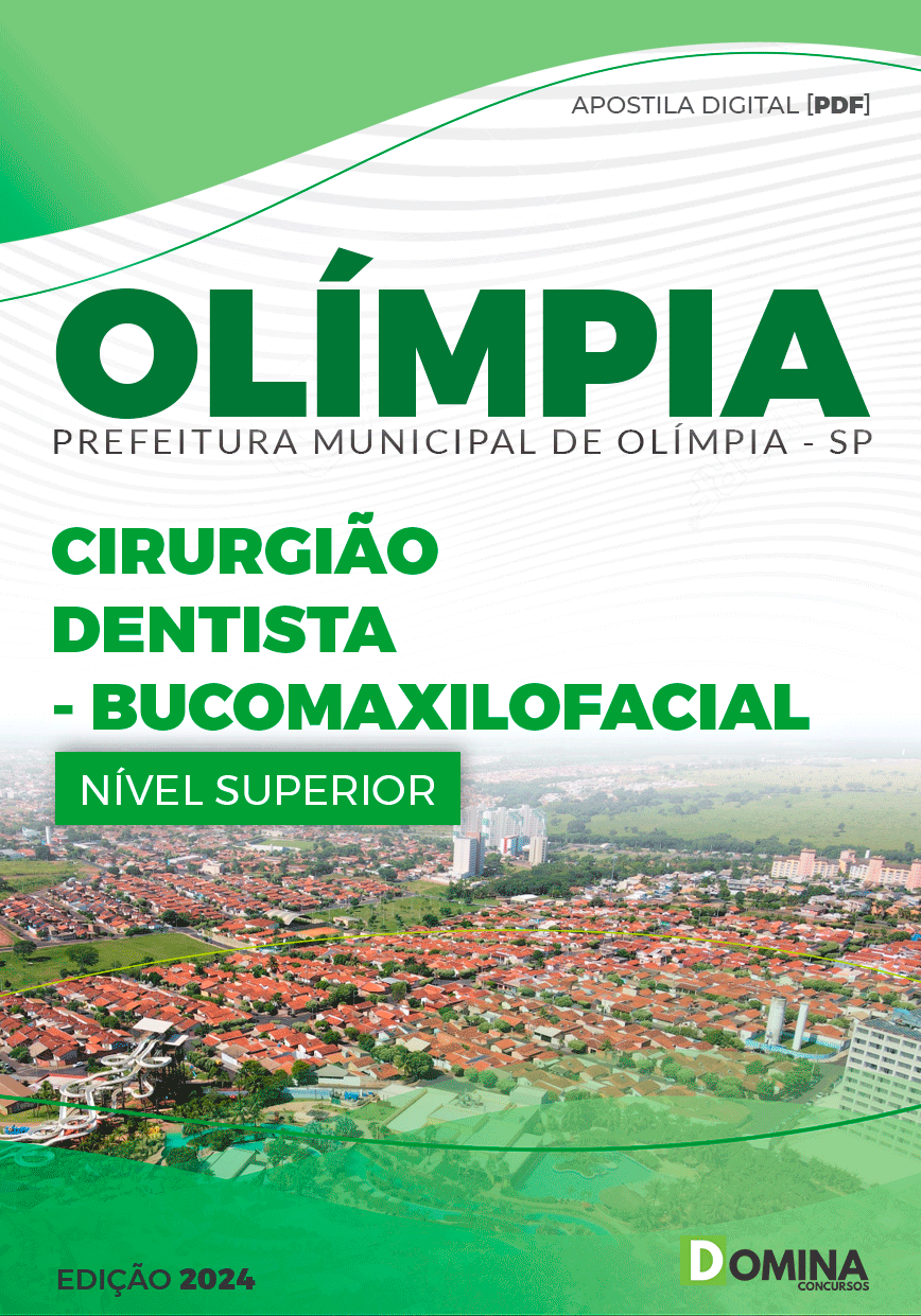 Apostila Pref Olímpia SP 2024 Cirurgião Dentista Bucomaxilofacial