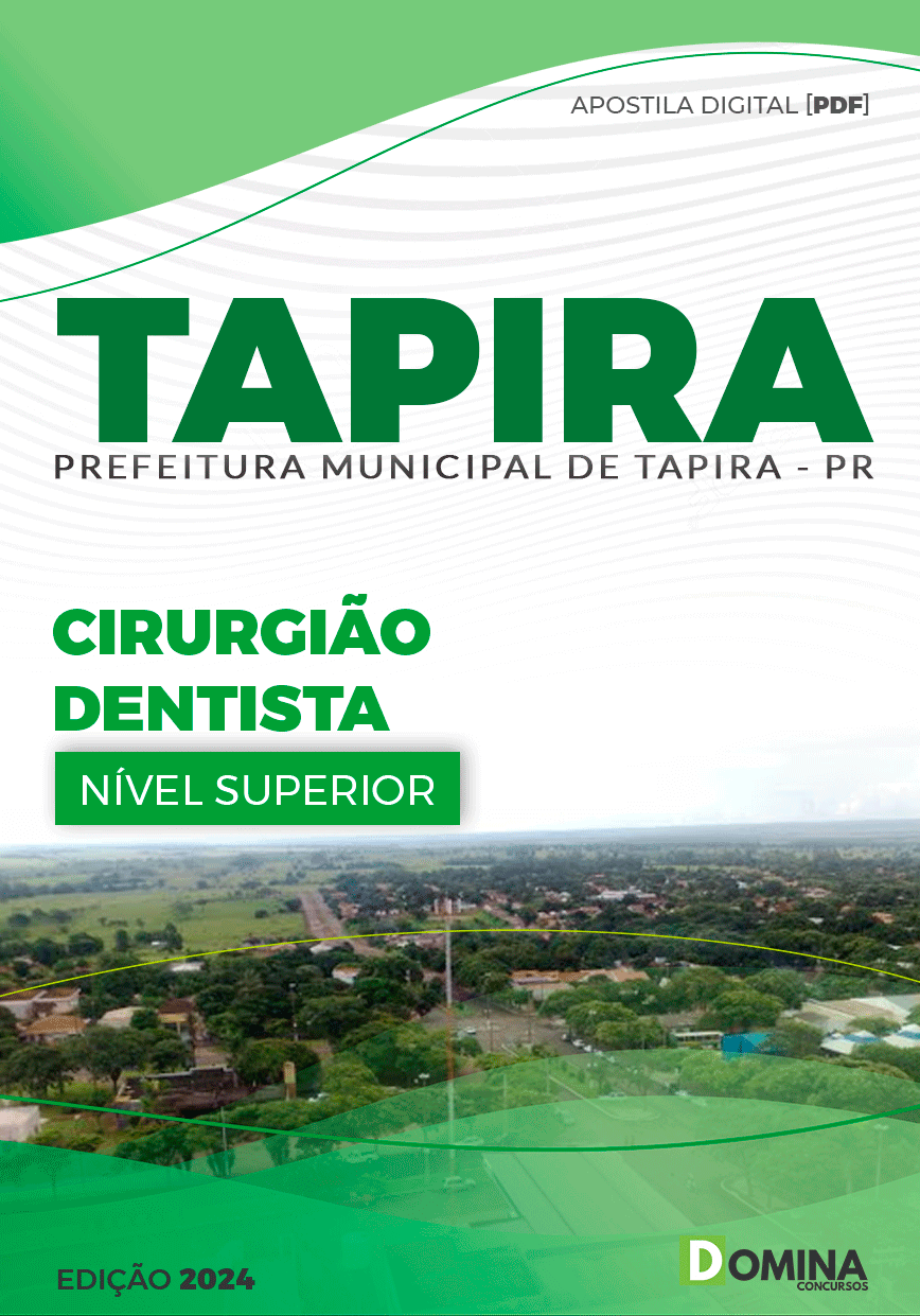Apostila Concurso Pref Tapira PR 2024 Cirurgião Dentista